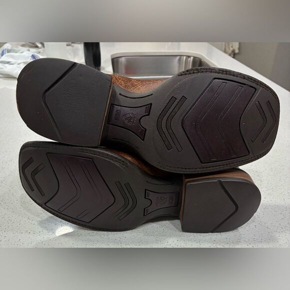 Ariat Nighthawk Western Boots Men’s 9EE Wide Square Toe Brown Leather EUC - Picture 7 of 7